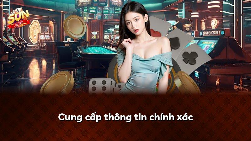 Cung cấp thông tin chính xác